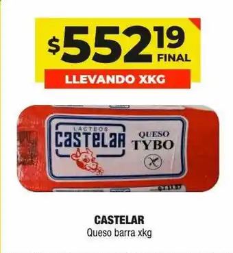 Maxi Ofertas Castelar Queso Barra x kg oferta