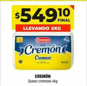 Maxi Ofertas Cremón Queso Cremoso oferta