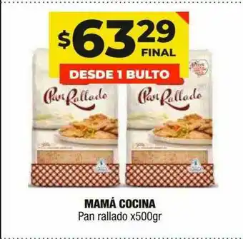 Maxi Ofertas Mamá Cocina Pan Rallado x 500gr oferta