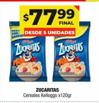Maxi Ofertas Zucaritas Cereales Kelloggs x 120gr oferta