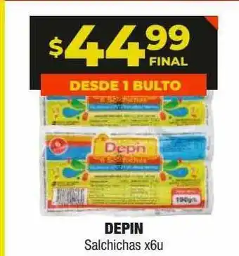 Maxi Ofertas Depin Salchichas X6u oferta