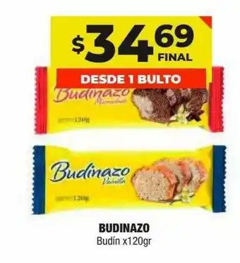 Maxi Ofertas Budinazo Budín x 120gr oferta