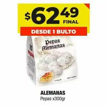 Maxi Ofertas Alemanas Pepas x 300gr oferta