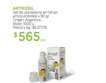 Farmacity Artrosil Gel De Uso Externo En Roll-on Arnica Andiroba oferta