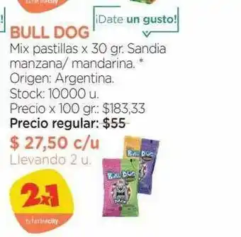 Farmacity Bull Dog Mix Pastillas oferta