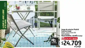Sodimac Juego madrid oferta