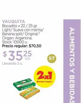 Farmacity Vauquita Bocadito x 22/25gr oferta
