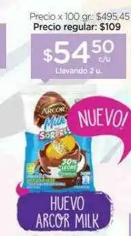 Farmacity Huevo Arcor Milk x 100gr oferta