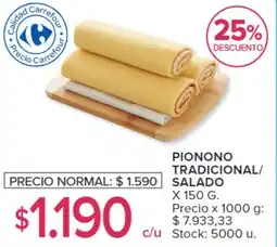 Carrefour PIONONO TRADICIONAL/SALADO oferta