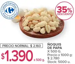 Carrefour ÑOQUIS DE PAPA oferta