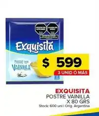 Carrefour Maxi Exquisita - postre vainilla oferta