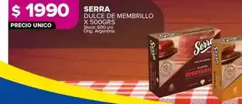 Carrefour Maxi Serra - dulce de membrillo oferta