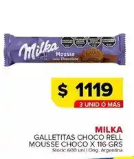 Carrefour Maxi Milka - galletitas choco rell mousse choco oferta