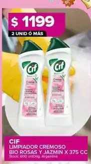 Carrefour Maxi Cif - limpiador cremoso bio rosas y jazmin oferta