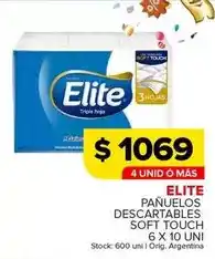Carrefour Maxi Elite - panuelos descartables soft touch oferta