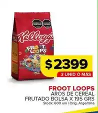 Carrefour Maxi Froot loops - aros de cereal frutado bolsa oferta