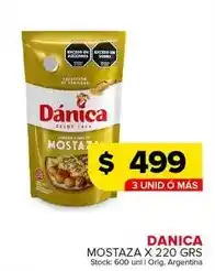 Carrefour Maxi Dánica - mostaza oferta
