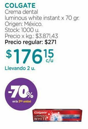 Crema dental colgate