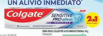 Farmacity Crema dental colgate sensitive pro alivio inmediato x 140 g oferta
