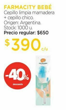 Farmacity Cepillo limpia mamadera farmacity bebé oferta