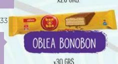 Farmacity Oblea bon o bon rellenas con chocolate con leche x 30 g oferta