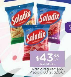 Farmacity Galletitas saladix sabor pizza x 30 g oferta
