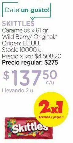 Farmacity Caramelos x 61 gr. oferta