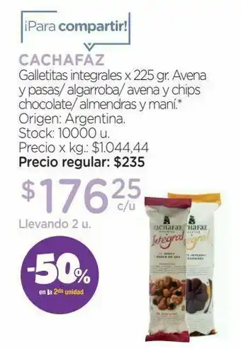 Farmacity Galletitas integrales x 225 gr. oferta