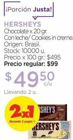 Farmacity Chocolate x 20 gr. oferta