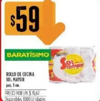 Supermercados Vea Rollo De Cocina Sol Mayor paq. 3un. oferta