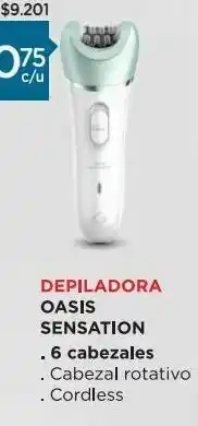 Farmacity Depiladora eléctrica gama oasias sensation oferta