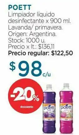 Farmacity Limpiador líquido desinfectante x 900 ml. oferta
