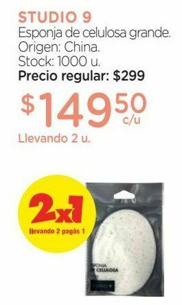 Farmacity Esponja de celulosa grande. oferta