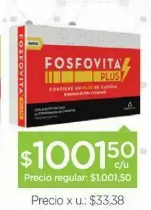 Farmacity Suplemento dietario fosfovita plus x 30 un oferta