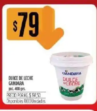Supermercados Vea Gandara Dulce De Leche 400grs. oferta