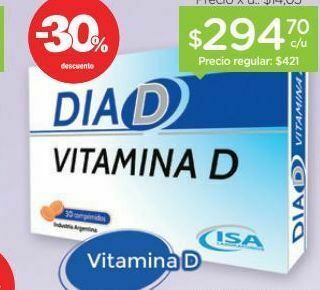 Farmacity Suplemento dietario isa dia d x 30 comprimidos oferta
