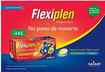 Farmacity Flexiplen 25 mg capsulas blandas x 10 oferta