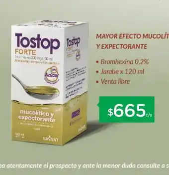 Farmacity Tostop forte x 120 ml oferta