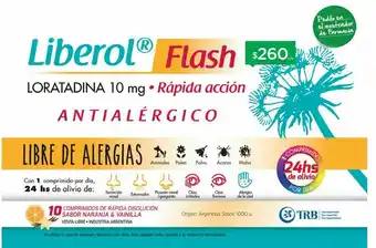 Farmacity Liberol flash comprimidos rapida disolucion x 10 oferta