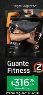 Farmacity Guante fitness profit talle l x 2 unidades oferta