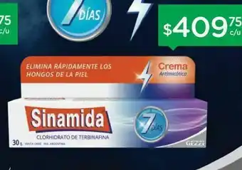 Farmacity Sinamida terbinafina crema x 30gr oferta