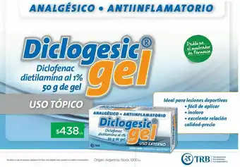 Farmacity Diclogesic gel pomo x 50 g oferta