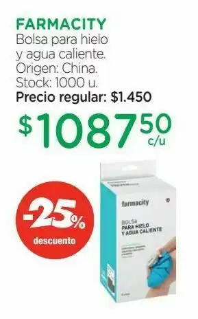 Farmacity Bolsa farmacity para hielo y agua caliente oferta