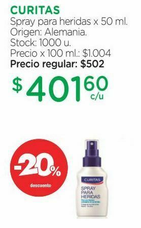 Farmacity Spray para heridas x 50 ml. oferta