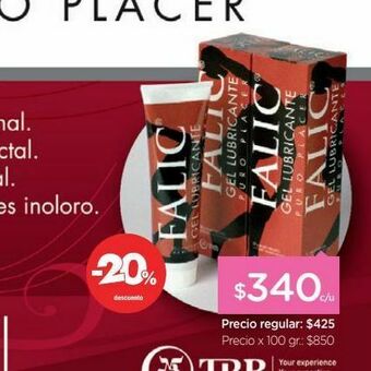 Farmacity Lubricante en gel puro placer x 50 gr oferta