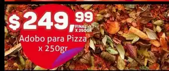 Makro Adobo para pizza x 250 gr oferta