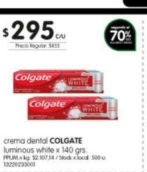 Jumbo Crema dental colgate oferta