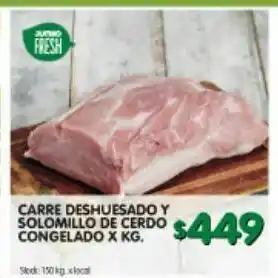 Jumbo Carne deshuesado y solomillo de cerdo oferta