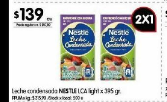 Disco Leche condensada nestle oferta