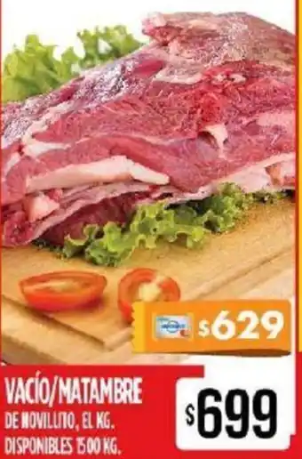 Supermercados Vea Vacío/Matambre 1500kg oferta